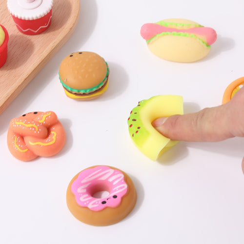 Blind box mini bread squishy, unboxed design lineup