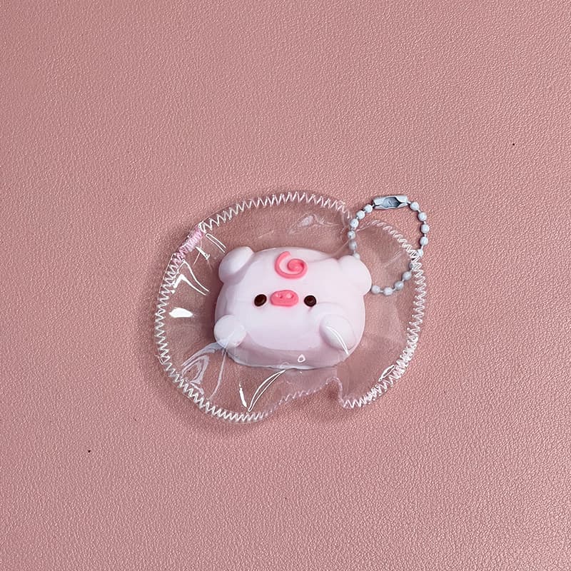 Lil Mini Squeeze Charm, pig design