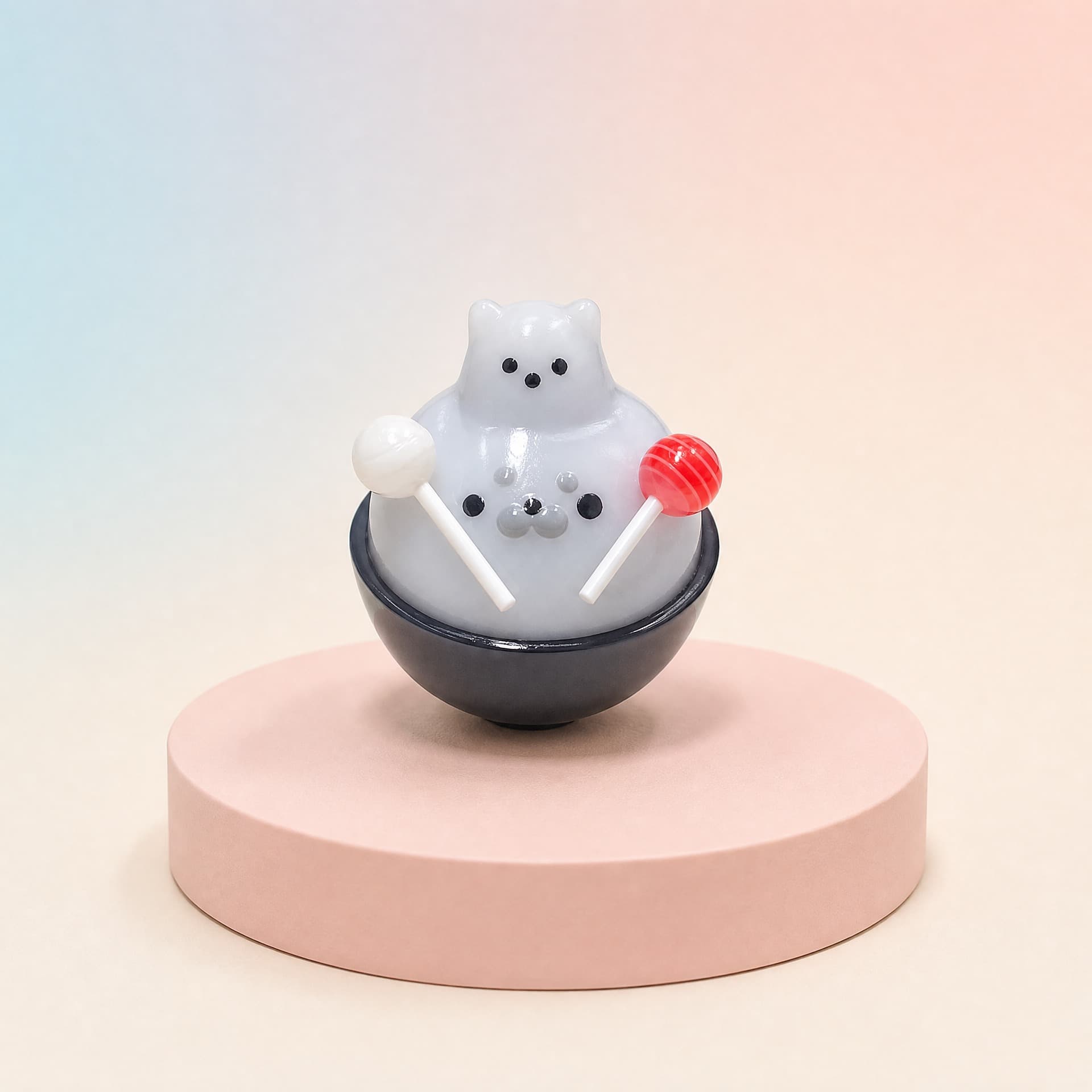Little Seal squishy toy, white color