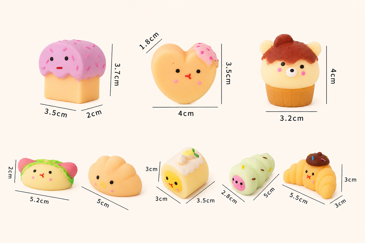 Blind-box: Mini Bread Squishies