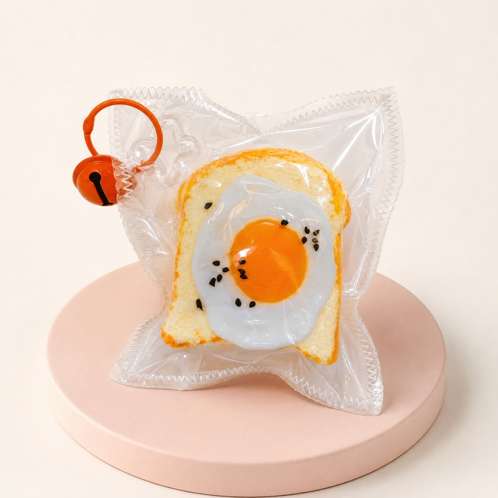 Squidgy Bread Collection toy, egg toast design