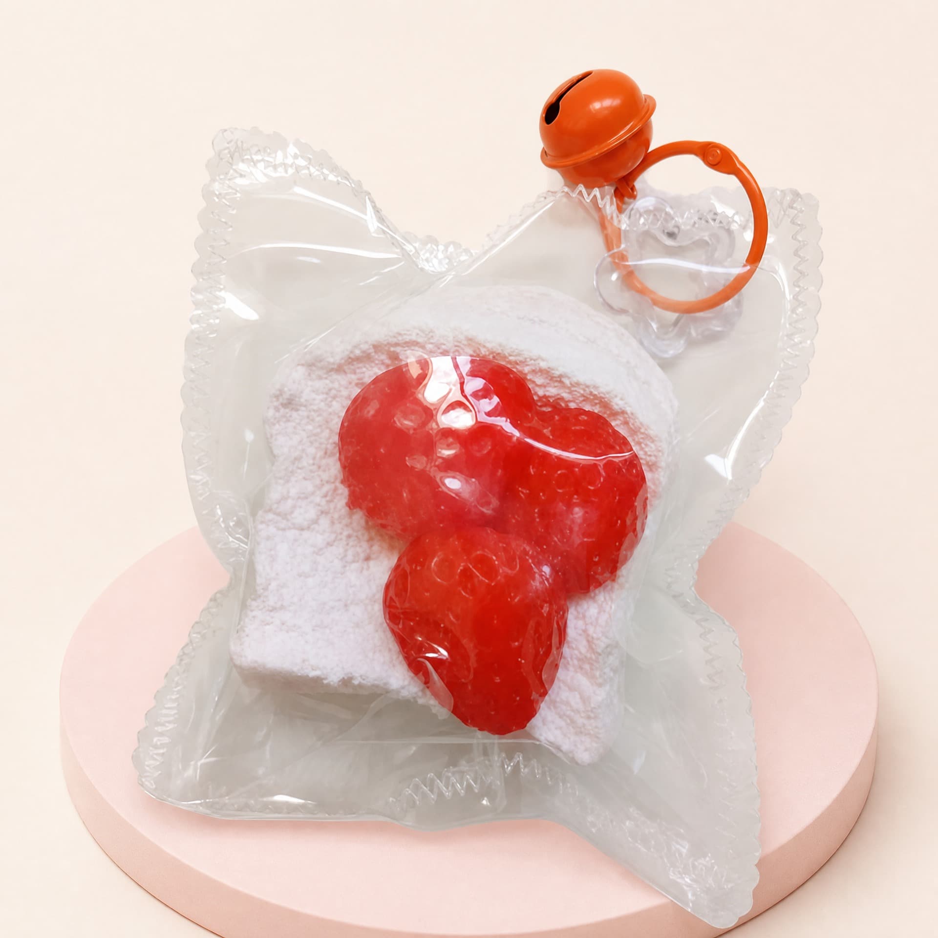 Squidgy Bread Collection toy, strawberry toast design