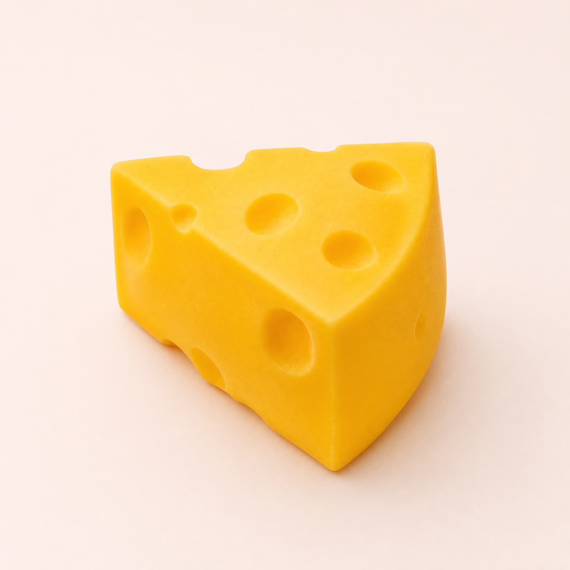 Squeezy Cheesey squishy toy, cheese wedge