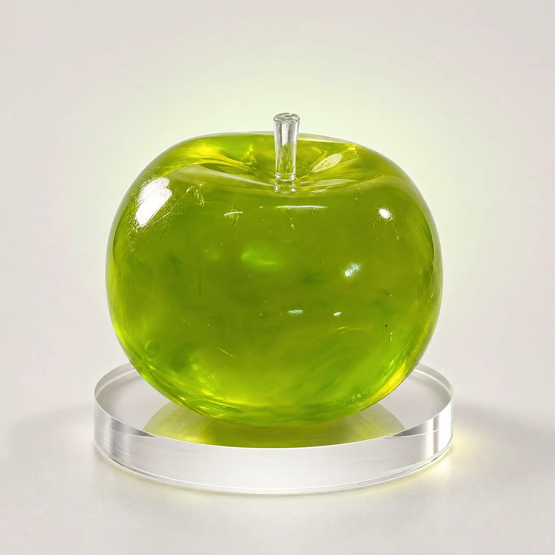 Green Apple Mochi Squeeze toy, front view