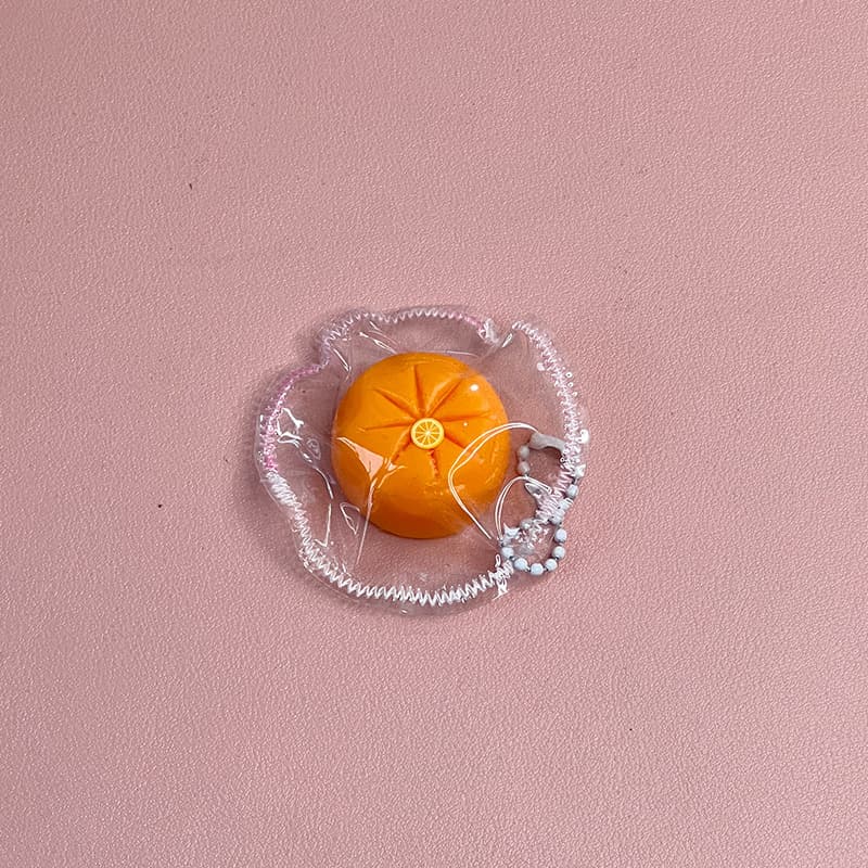 Lil Mini Squeeze Charm, orange design