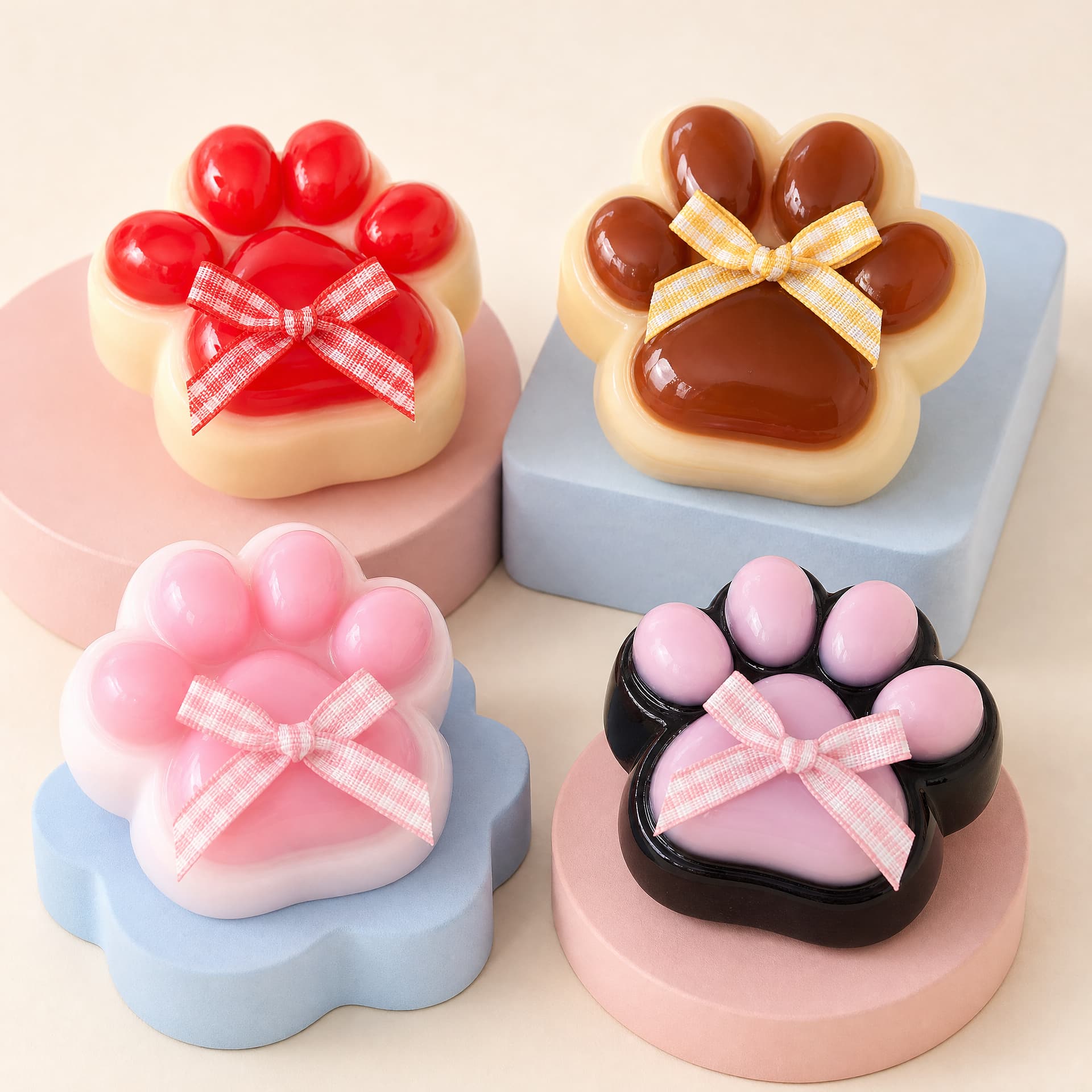 Cat Paw Squeeze Collection, full lineup of colors and finishes