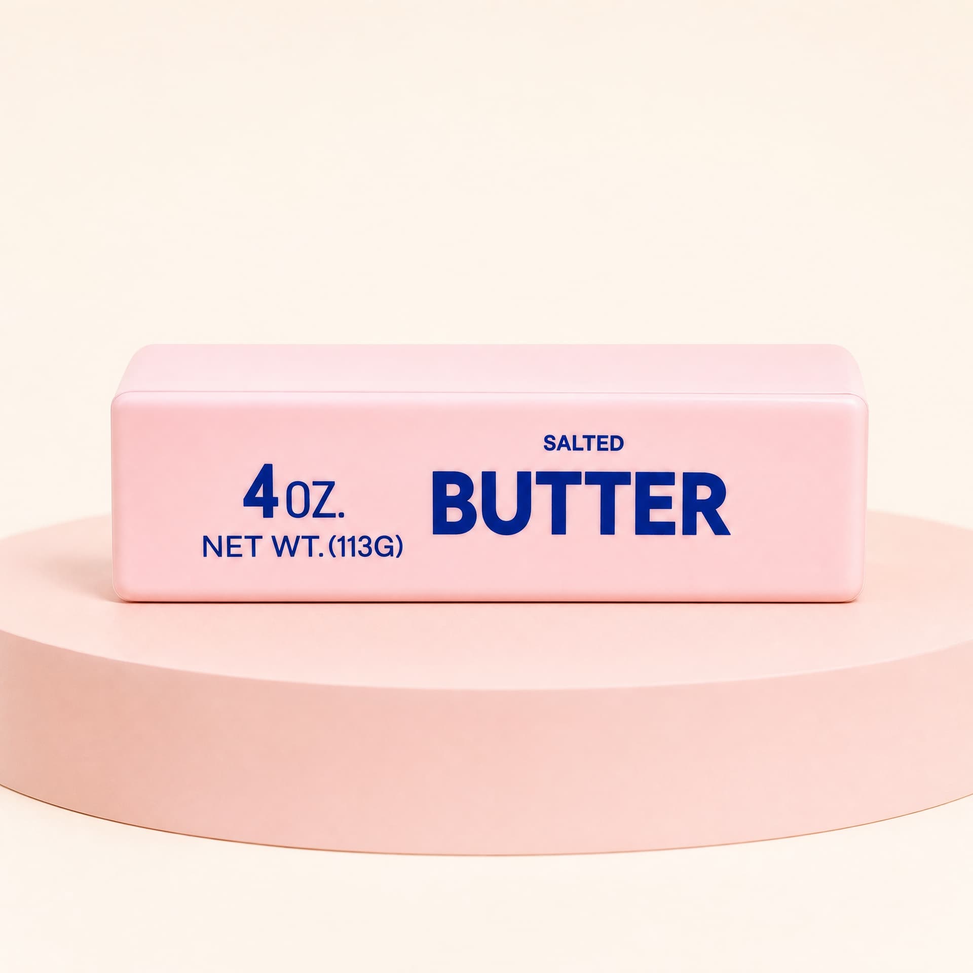 Slow Rise Butter Sticks squishy toy, pink cream flavor